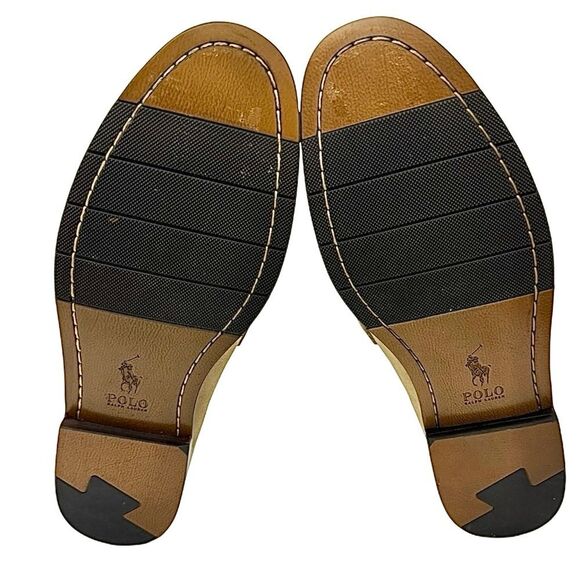 Polo Ralph Lauren Men’s Alston Penny Loafers 10.5 M Beige Suede Casual Shoes main image 7